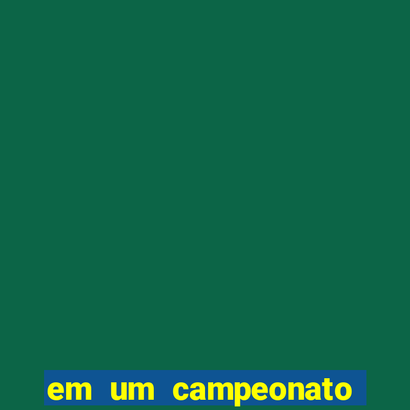 em um campeonato de futebol cada time joga exatamente 19 partidas no total